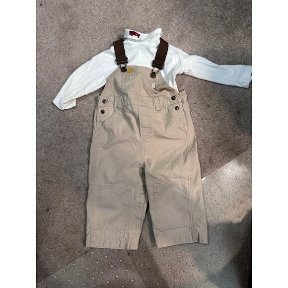 Gymboree Baby Outfit – Size 12–18 Months – White & Brown - Picture 2 of 2